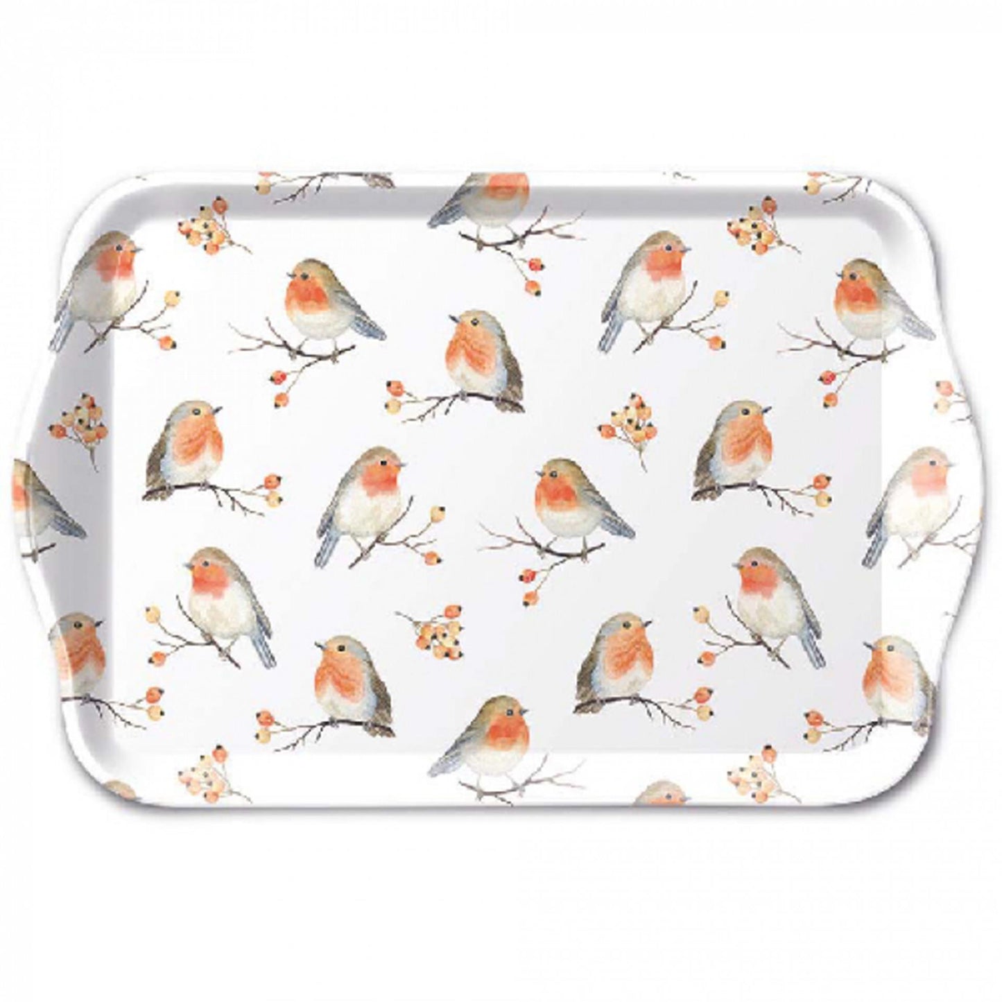 Ambiente Tablett Robin Family 13x21cm