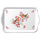 Ambiente-Tablett 13x21cm Weihnachtsrotkehlchen