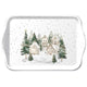 Ambiente Tablett Melamin verschneite Häuser 13x21 cm