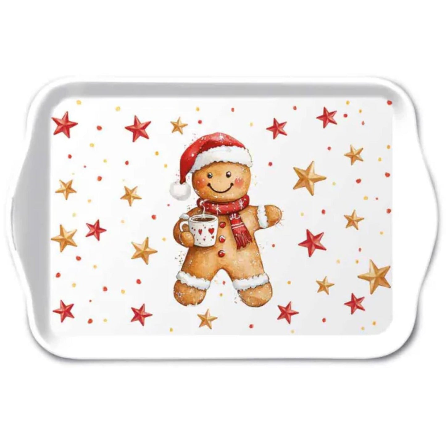 Ambiente Tablett Melamin Kakao und Keks 13x21cm