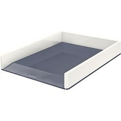 Briefablage Leitz Wow Polystyrol 267x336x49mm A4 weiß
