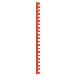 Binderücken GBC Kunststoff A4 16 mm rot Kapazität 145 Blatt