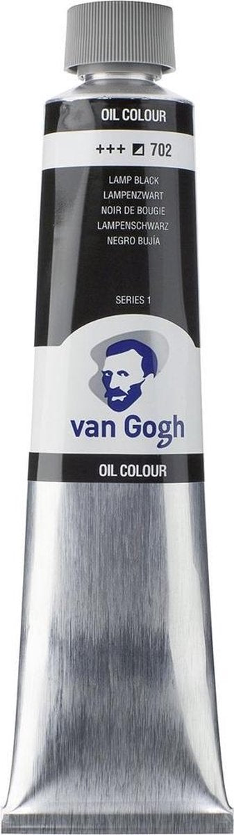 Van Gogh Ölfarbe Tube 200 ml Lampenschwarz 702
