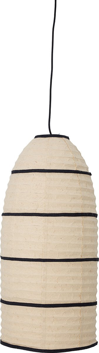 Bloomingville - Larrin Hängelampe - Beige - Papier