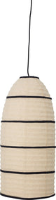 Bloomingville - Larrin Hängelampe - Beige - Papier