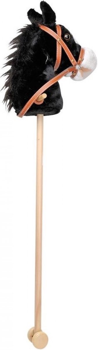 Playwood Holz Hobby Pferd mit Klang schwarz