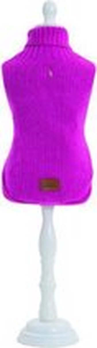 Croci - Hundepullover mit Rollkragen - Valencia rosa - 65 cm