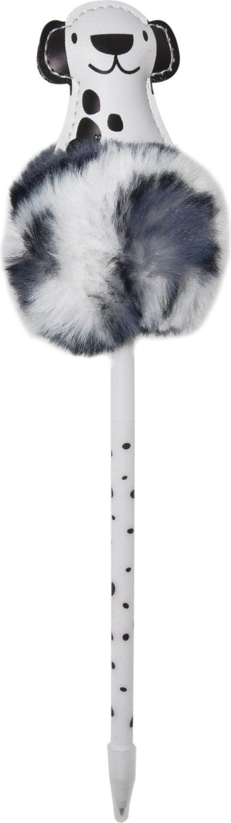 Kangaro Kugelschreiber mit Hundekopf und Fell – Display 24 Stück – k-pm940091