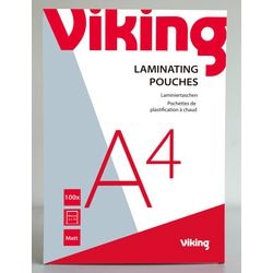 Laminierfolien, A4, 216 x 303 mm, 2 x 75 (150) Mikron, matt, abgerundete Ecken