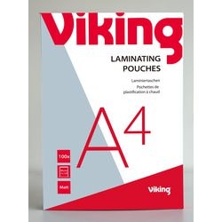 Laminierfolien, A4, 216 x 303 mm, 2 x 125 (250) Mikron, matt, abgerundete Ecken
