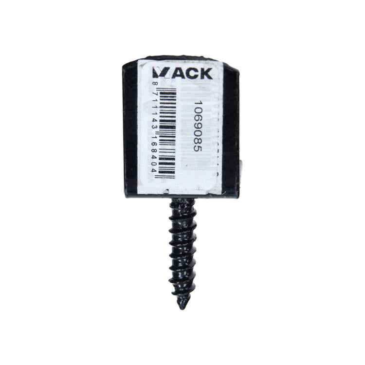Mack 1069085 - L-geflochtener Bildschirmträger schwarz | 30 Stück