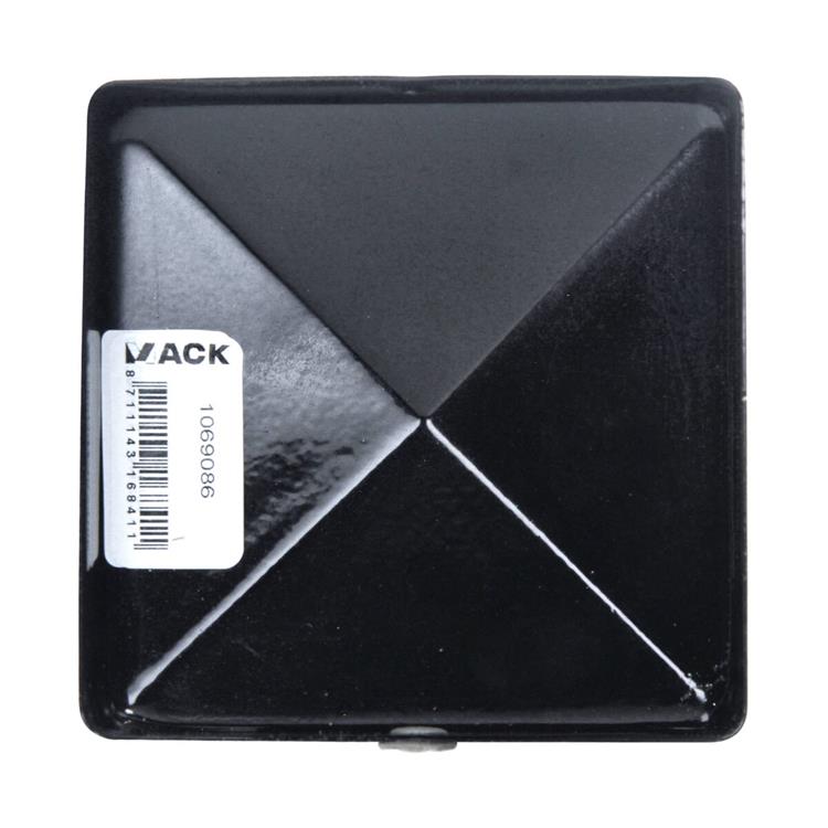 Mack 1069086 - Pfostenverzierung Pyramide schwarz 91 mm | 10 Stück