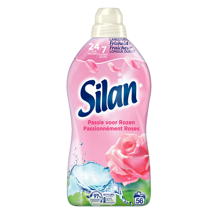 Silan 1069907 - klassisches Rosa 56 wl 1,29l | 8 Stück