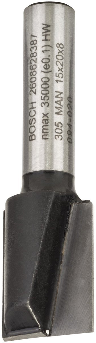 Bosch - Schaftfräser 8 mm, D1 15 mm, L 20 mm, G 51 mm