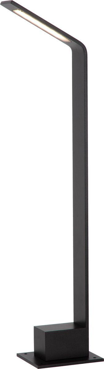 Lucide Lawford - Sockelleuchte - LED - 1x6W 3000K - IP54 - Schwarz