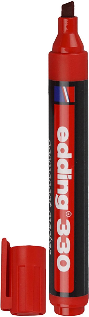 Edding 330 Marker, Liniendicke 1-5 mm, rot, 1 Stück