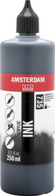 Amsterdam Acryltintenflasche 250 ml Oxydblack 735