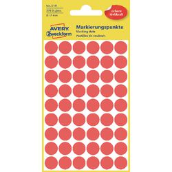 Markierungspunkte avery red 3141