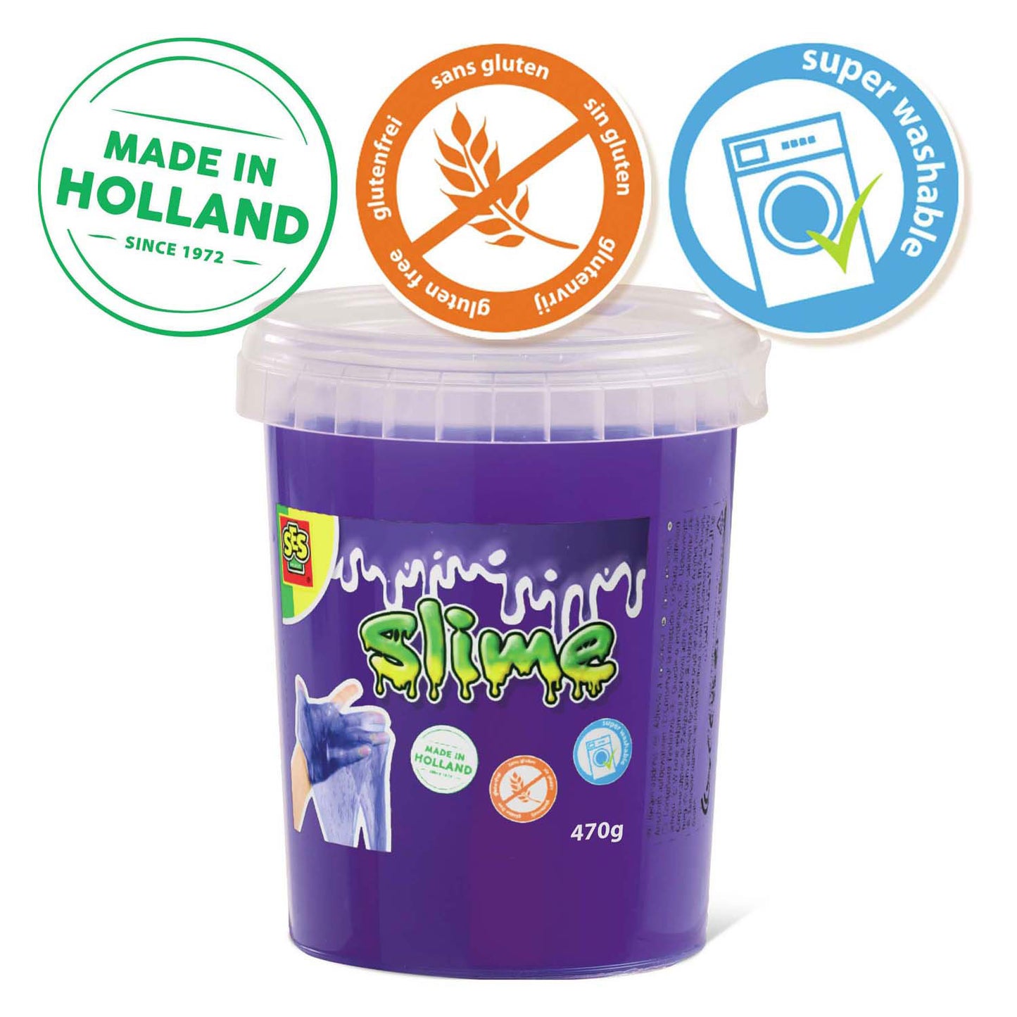 SES SLIME - Purpur Glitzer 470g