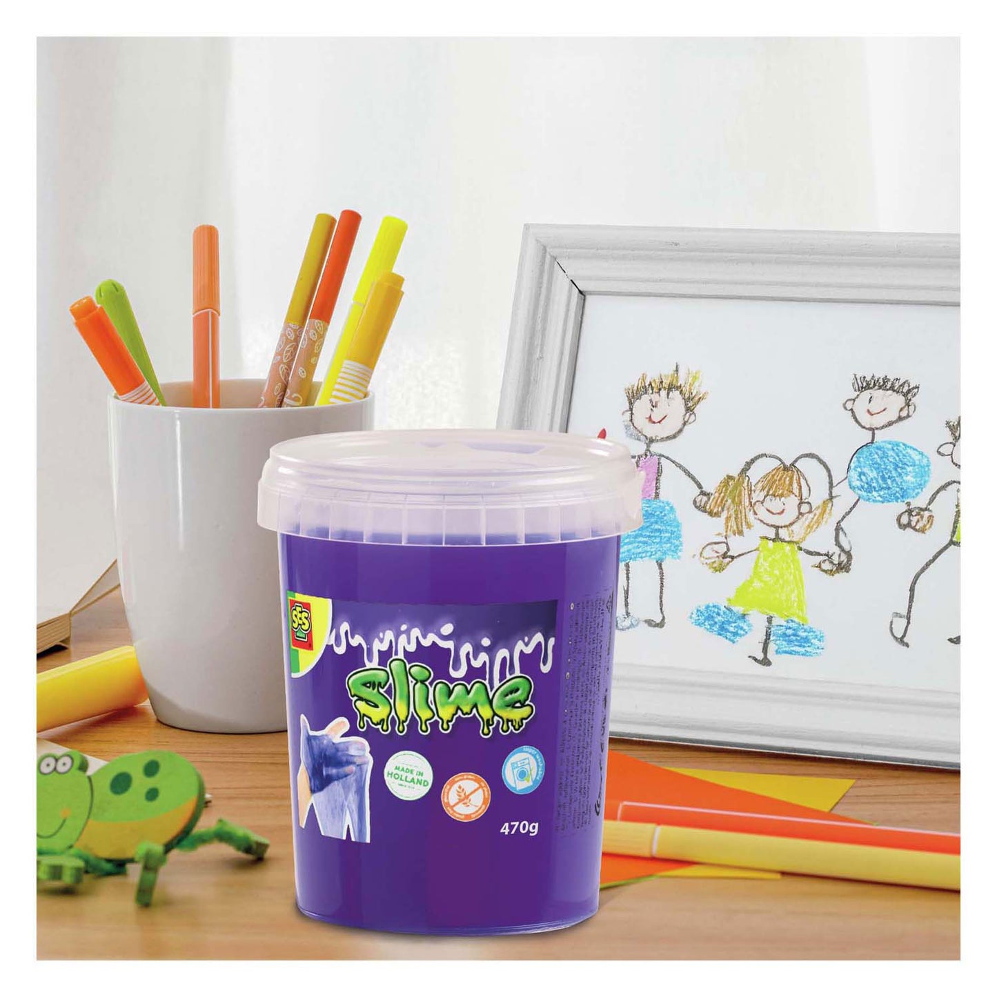 SES SLIME - Purpur Glitzer 470g