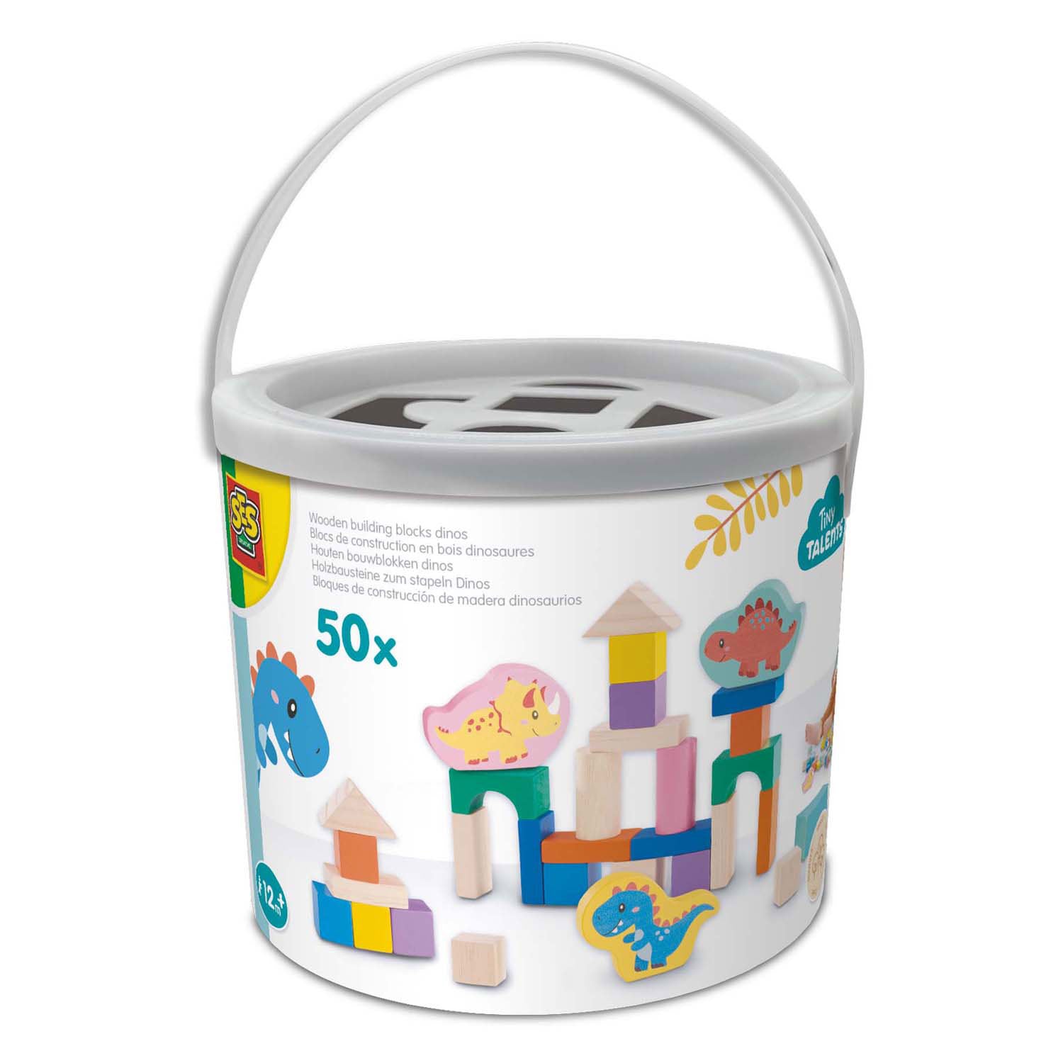 SES -Holzbausteine ​​Dinos, 50..