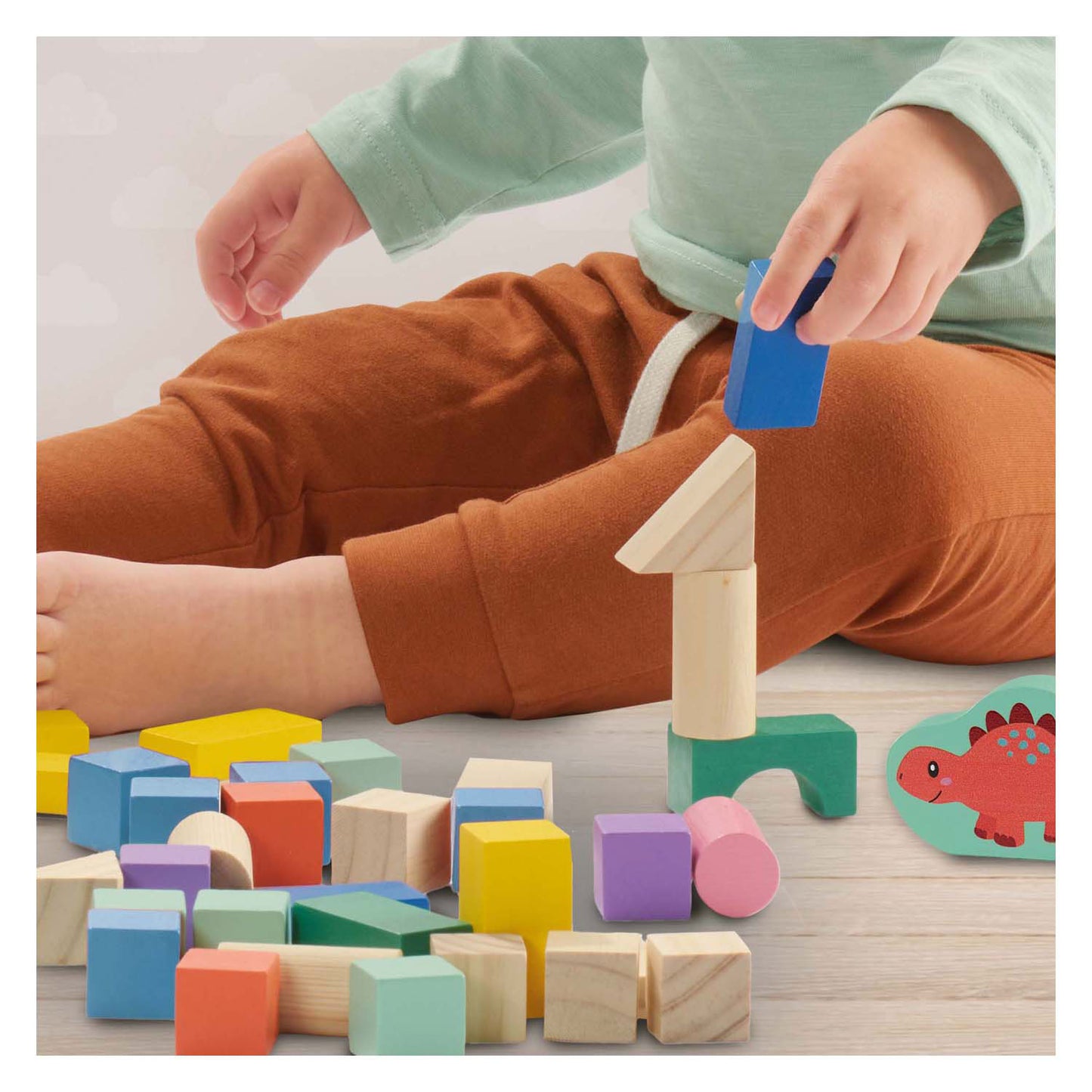 SES -Holzbausteine ​​Dinos, 50..