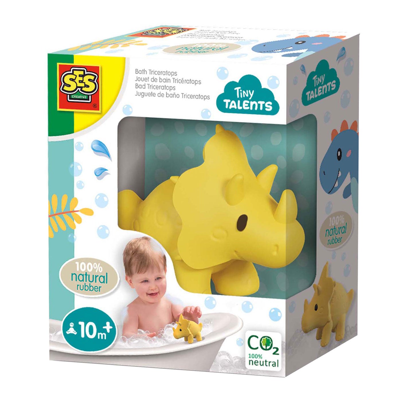 SES Bad Triceratops - 100% Naturkautschuk