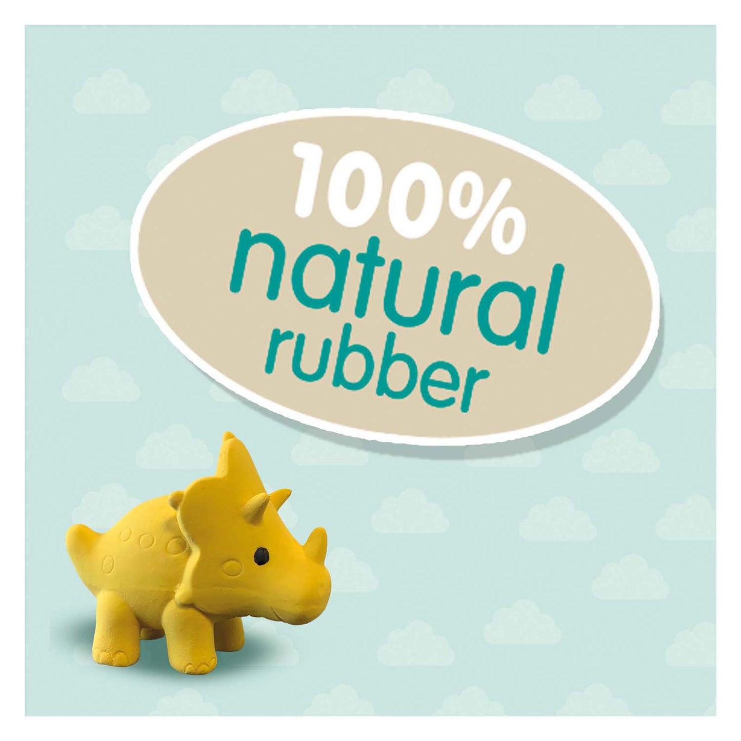 SES Bad Triceratops - 100% Naturkautschuk