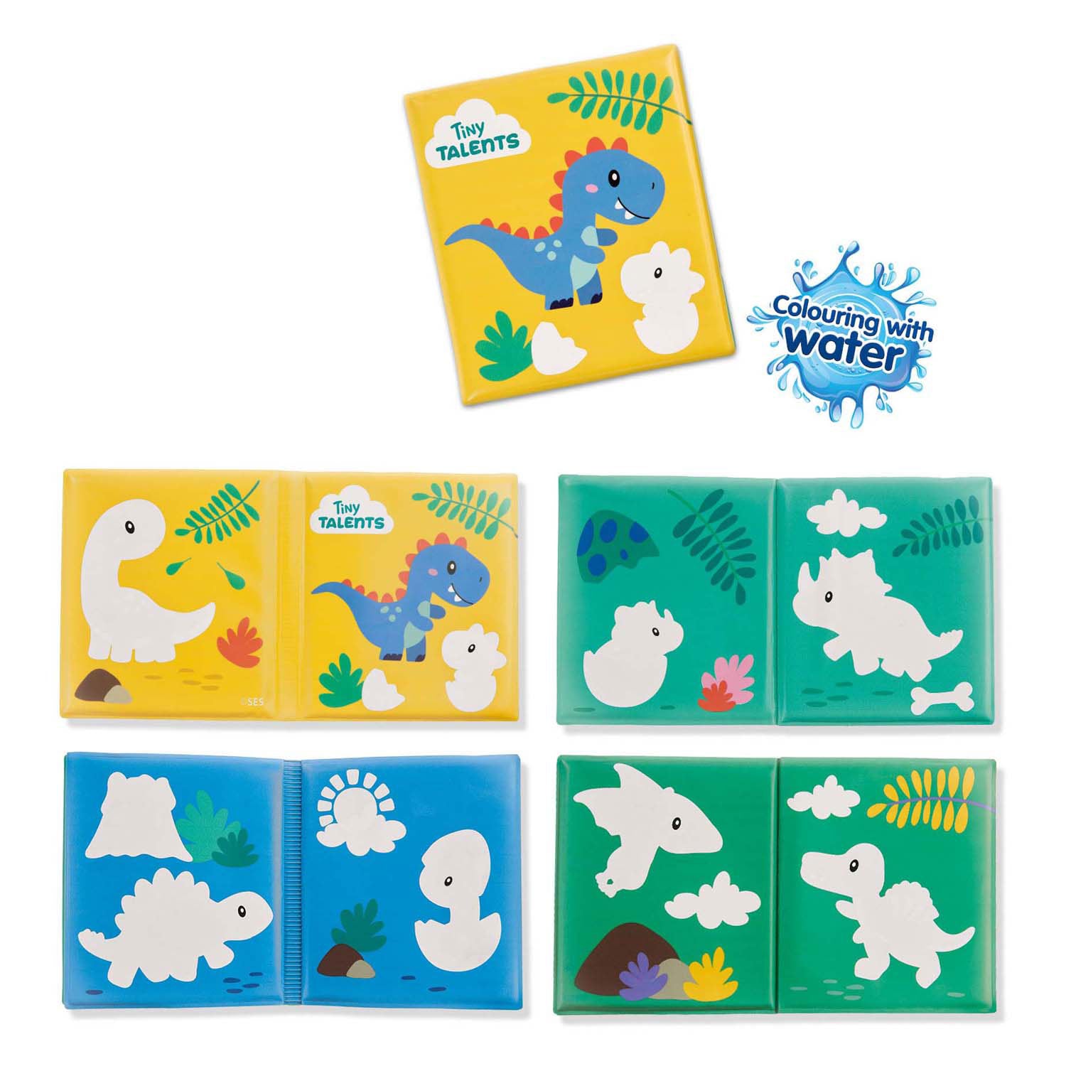 SES Badbook - Farben mit Wasserdinosauriern