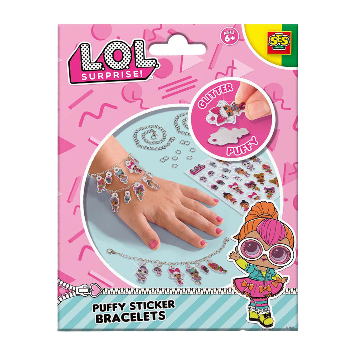 SES L.O.L. Puffy Sticker Armbänder