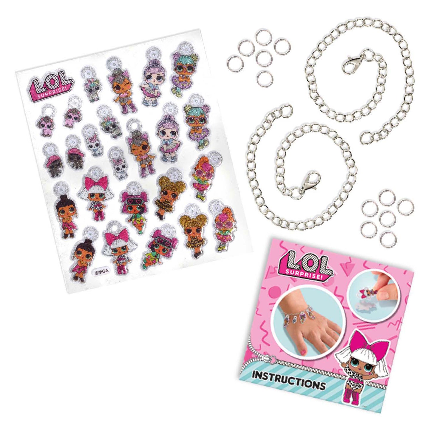 SES L.O.L. Puffy Sticker Armbänder