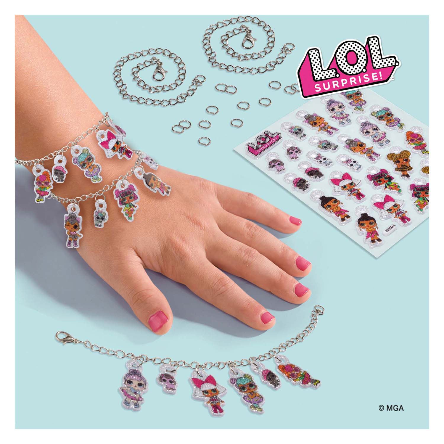 SES L.O.L. Puffy Sticker Armbänder