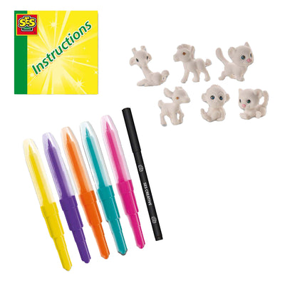 SES Blow Airbrush Stifte - Safari -Tiere, 6st.