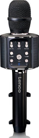 Lenco Lenco BMC-090BK Bluetooth Karaoke-Mikrofon mit Lautsprecher und Beleuchtung Schwarz