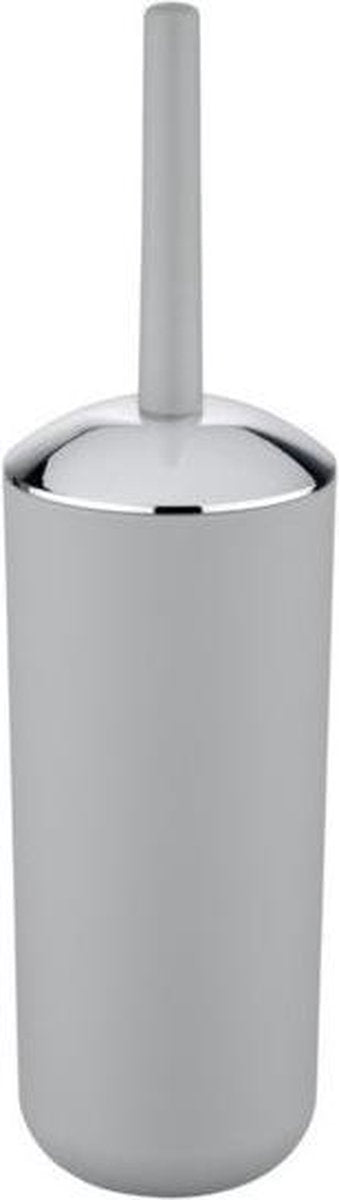 Wenko WC-Bürstenhalter Brasilien grau aus Kunststoff – WC-Bürste mit Halter – WC-Bürste mit Halter freistehend