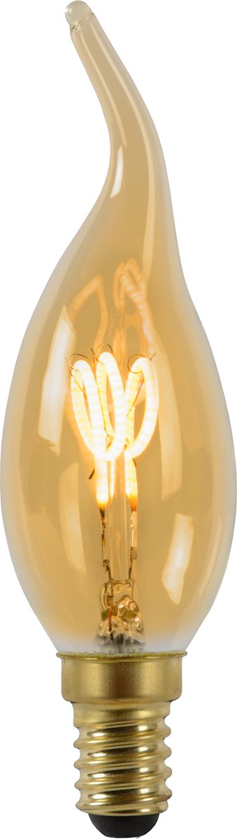 Lucide ct35 - Glühlampe - ø 3,5 cm - LED dimmbar - E14 - 1x3W 2200K - Bernstein