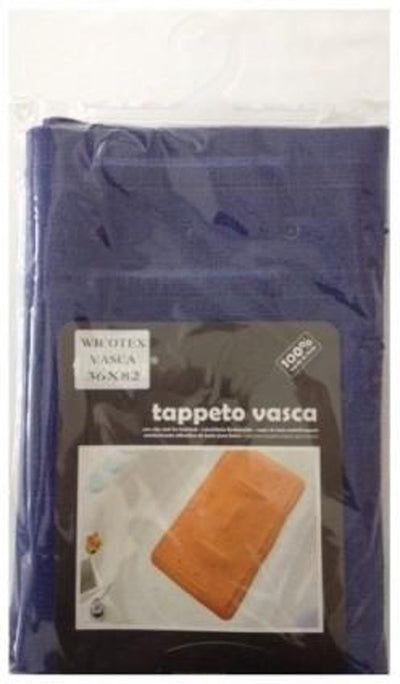 Wicotex Anti-Rutsch-Badematte 36x82cm blau