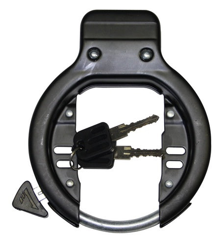 Qtcycletech qt Rahmenschloss + Montagematerial schwarz