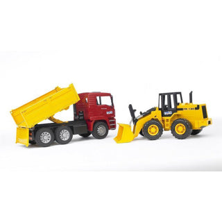 BRUDER MAN TGA KIEPAUTO mit FR130 Radlader