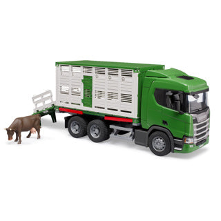 BRUDER SCANIA Super 560R Veepersportwagen mit 1 Kuh
