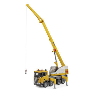 BRUDER SCANIA Super 560r Truck mit Liebherr Hijskra