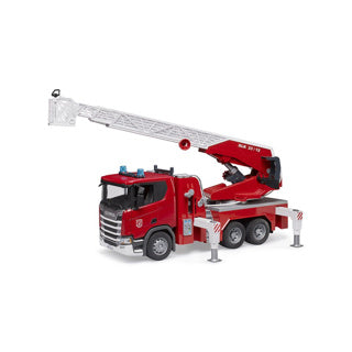 Bruder Scania Super 560r Feuerwehrauto mit Leiter, Wasser