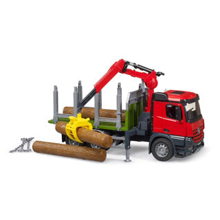 BRUDER MB AROCS WOLD TRACK mit Ladungskran und Grabper