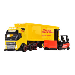 Dickie DHL Set mit LKW- und Gabelstaplerwagen