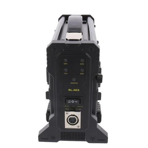 Rolux-Batterieladegerät RL-4Ks für 4 x V-Mount-Akku