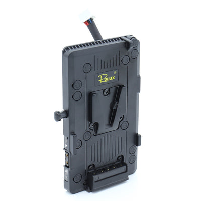 Rolux V-Mount Batterieplatte RL-BMG für schwarze URSA