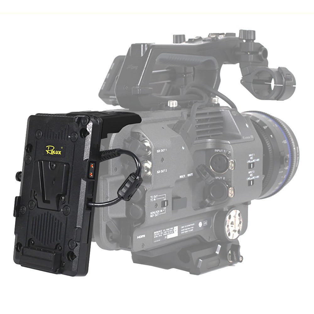 Rolux V-Mount Batterieplatte RL-GDX9 für FX9