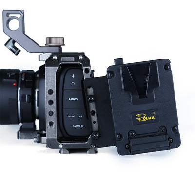 Rolux Mini V-Mount Akkuplatte RL-AC12S