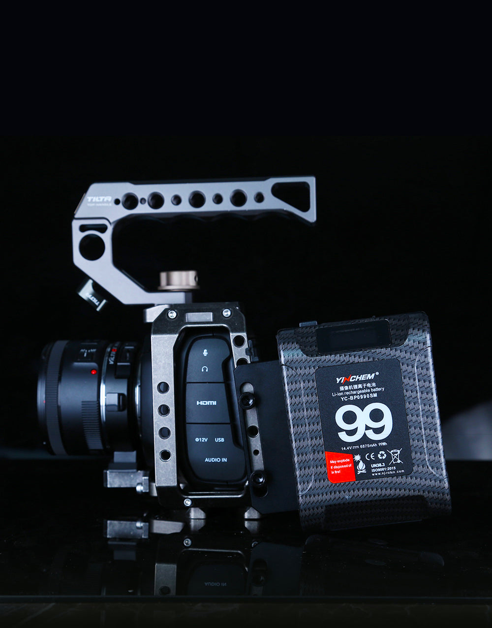Rolux Mini V-Mount Akkuplatte RL-AC12S