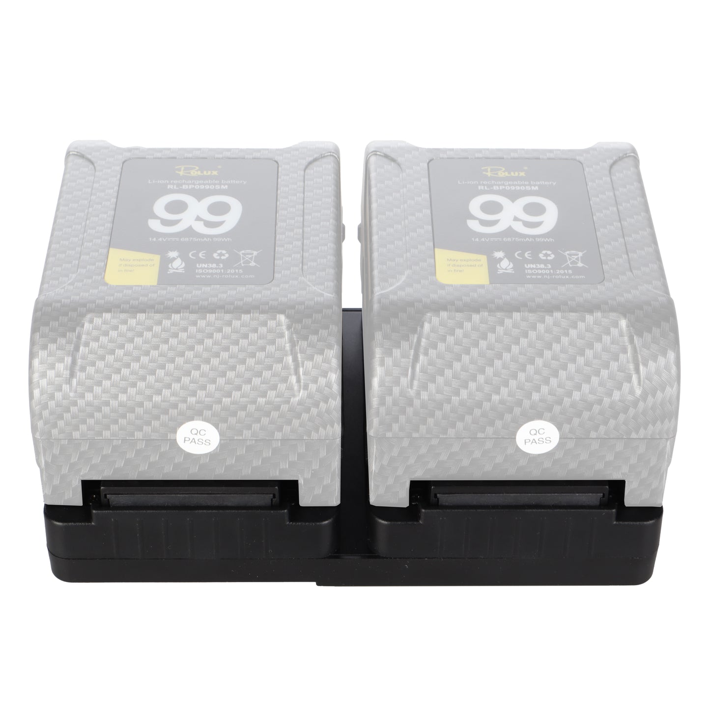 Rolux Duo Mini V-Mount Batterieplatte RL-AC16s